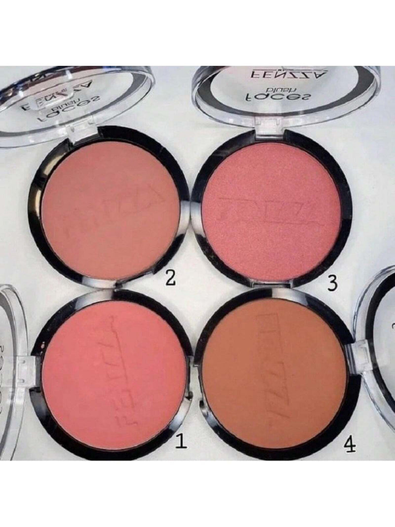 Blush Compacto Coleção Faces Fenzza - Efeito Natural Com Toque Aveludado