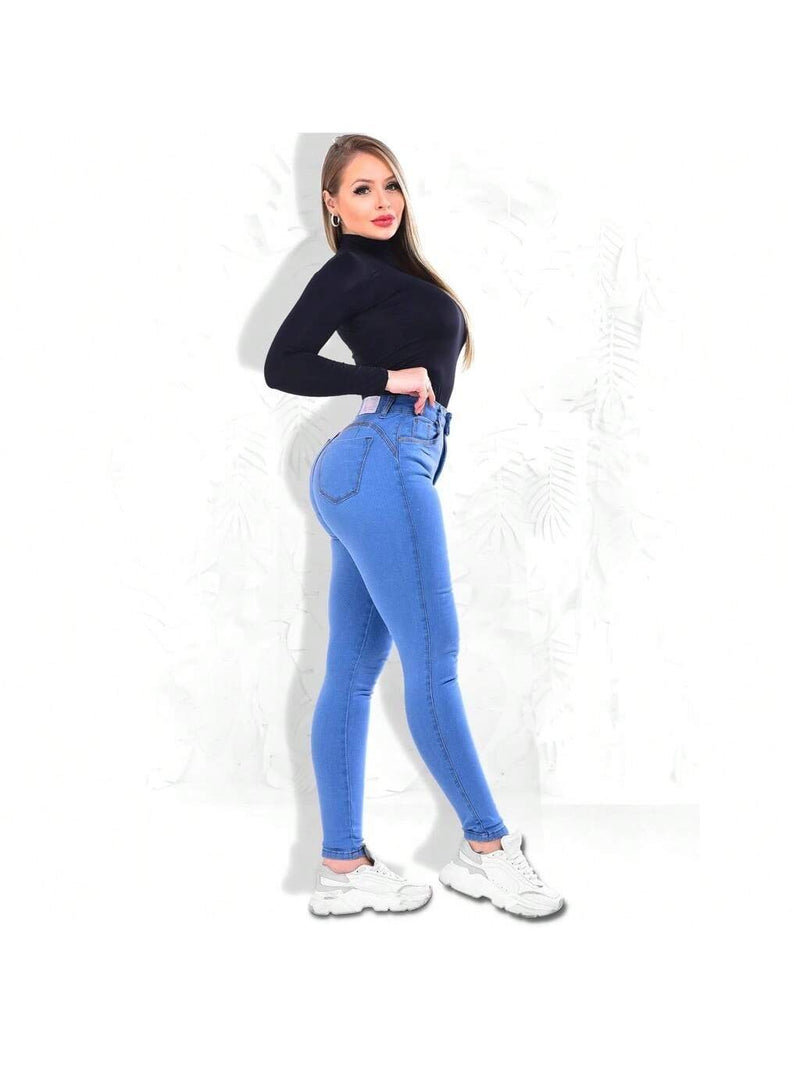 kit 3 Calças Jeans feminina Skinny Premium Lycra