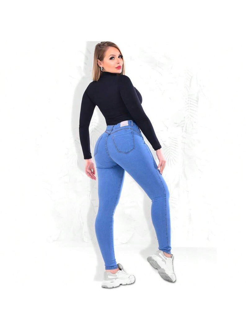 kit 3 Calças Jeans feminina Skinny Premium Lycra